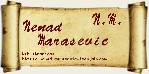 Nenad Marašević vizit kartica